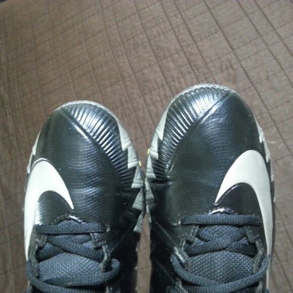 Nike Alpha Football Cleats Men;s 11 Black Silver 8787122-001 - Picture 12 of 15